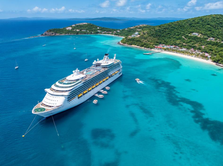 Caribbean cruise scenery