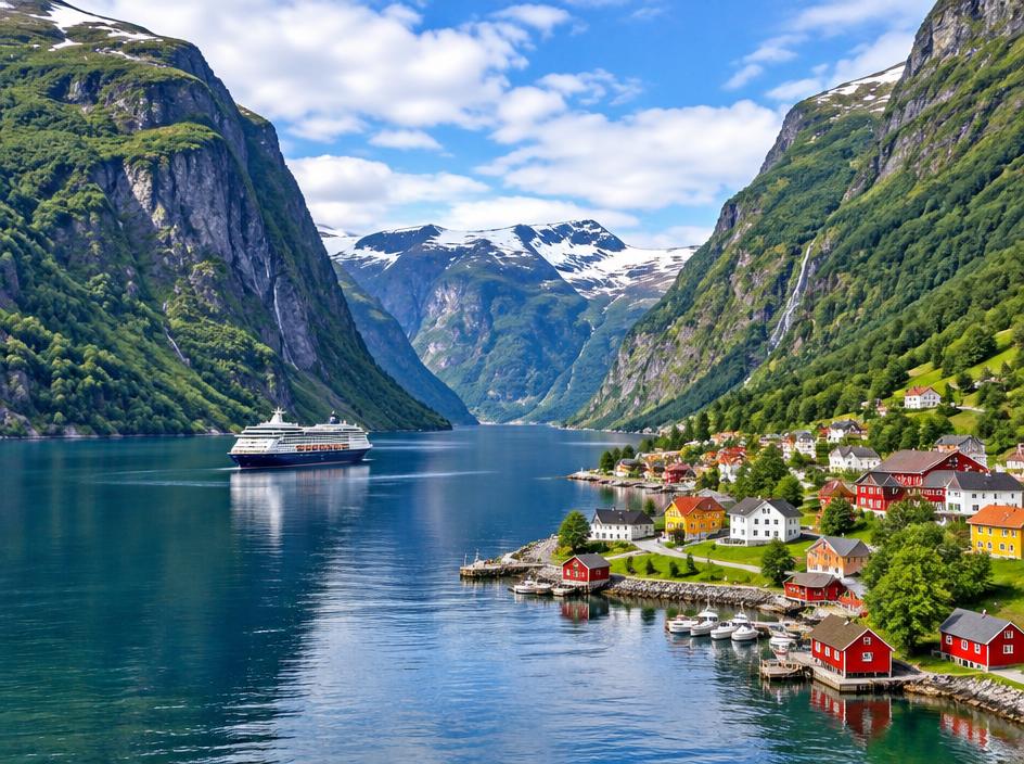 Northern Europe cruise scenery